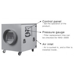 WAS 3400 HEPA Air Scrubber| 3400m3/hr Triple Filter