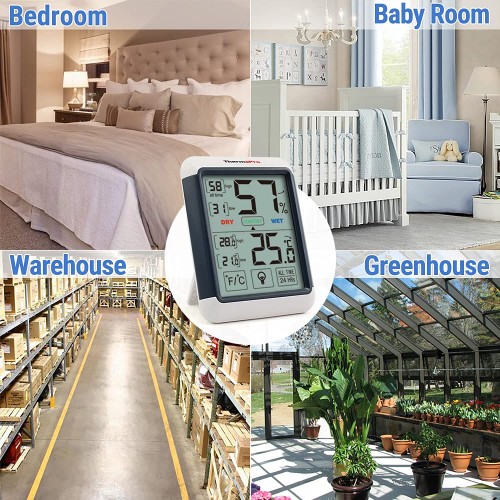 Meter Thermo Pro Jumbo_Basic | Backlit Large Digit| Temperature/Humidity meter 