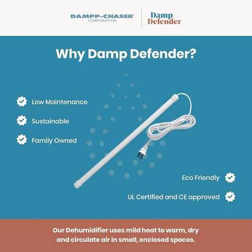 Damp Defender DD18 Dehumidifier Rod 46cm/18" 12W Damp Defender DD18 Dehumidifier Rod 46cm/18" 12W
