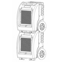 DDH 60 Commercial Dehumidifier + pump | stackable